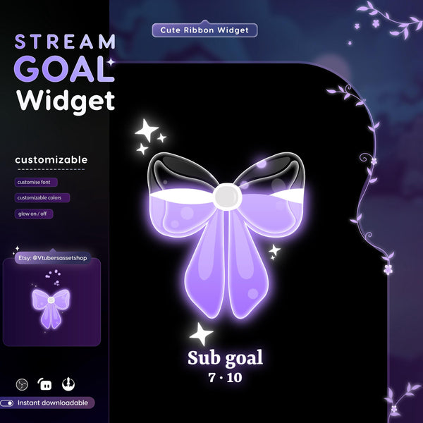 Ribbon Twitch Stream Widget | Streamlabs & Streamelements