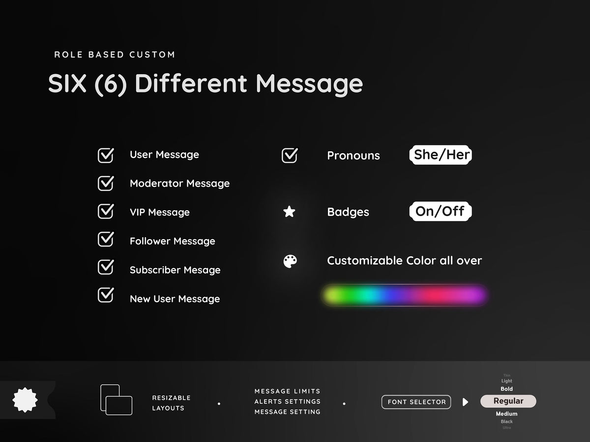 Sakura Glow Chat Widget: Customizable Pink Stream Overlay (Digital Download)