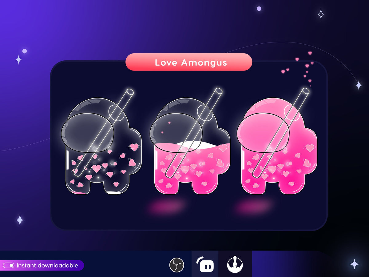 Among Us Goal Widget: Customizable Stream Overlay (Digital Download)