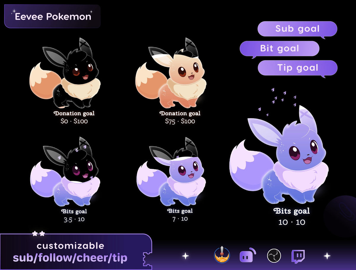 Gaming Liquid Filling Goal Widget | Twitch Streamlabs, TikTok Studio, and Streamelements