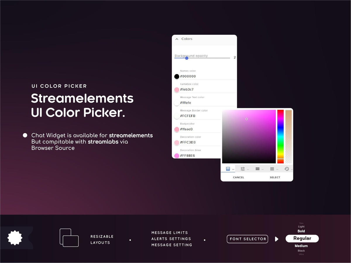 Valentine Stream Goal Widget: Customizable Glass Liquid-Filling Design and Animation (StreamElements)