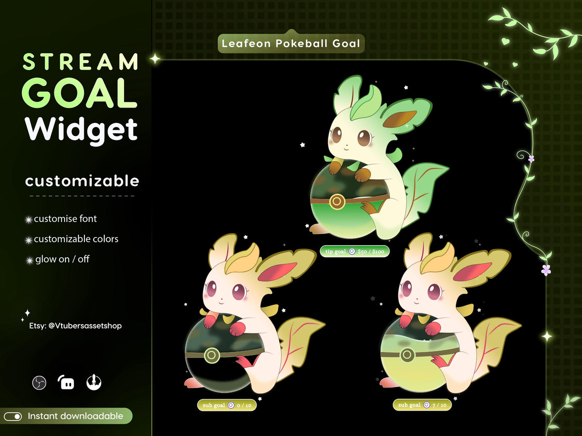 Stream Widget | Electric Goal Widget | Twitch Streamers