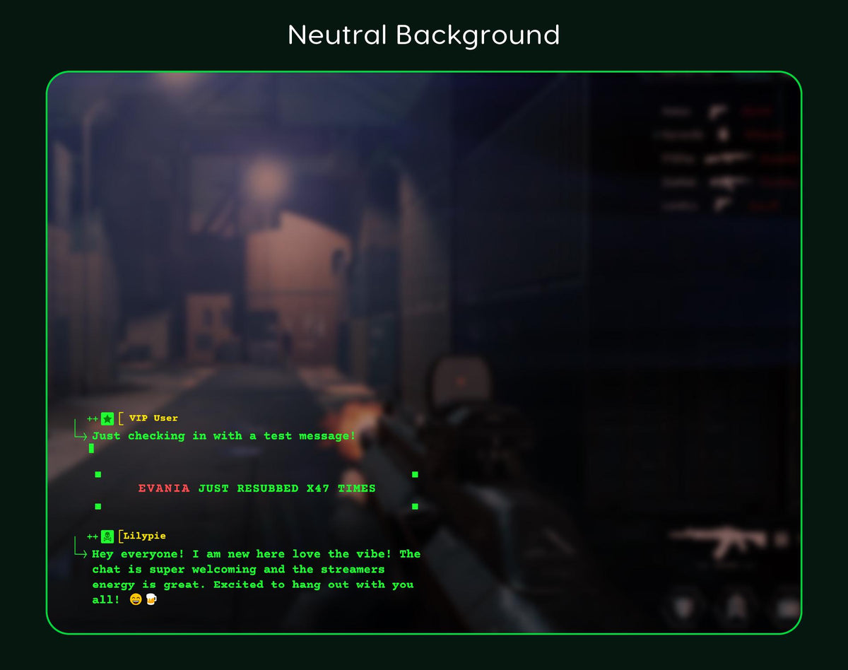 Hacker Terminal Twitch Chat Widget - Cyberpunk StreamElements & Event Alerts (Digital Download)