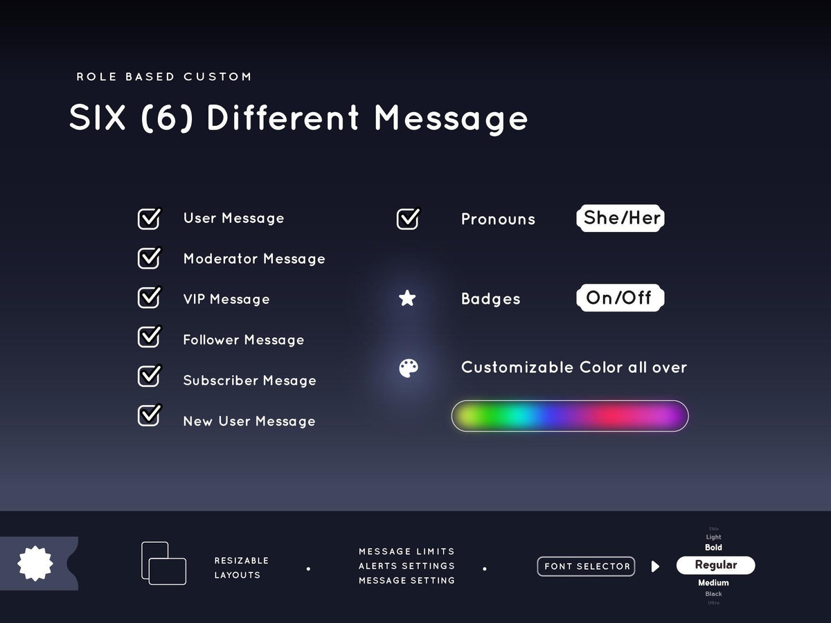 Halloween Twitch Chat Widget: Spooky Theme (StreamElements) (Digital Download)