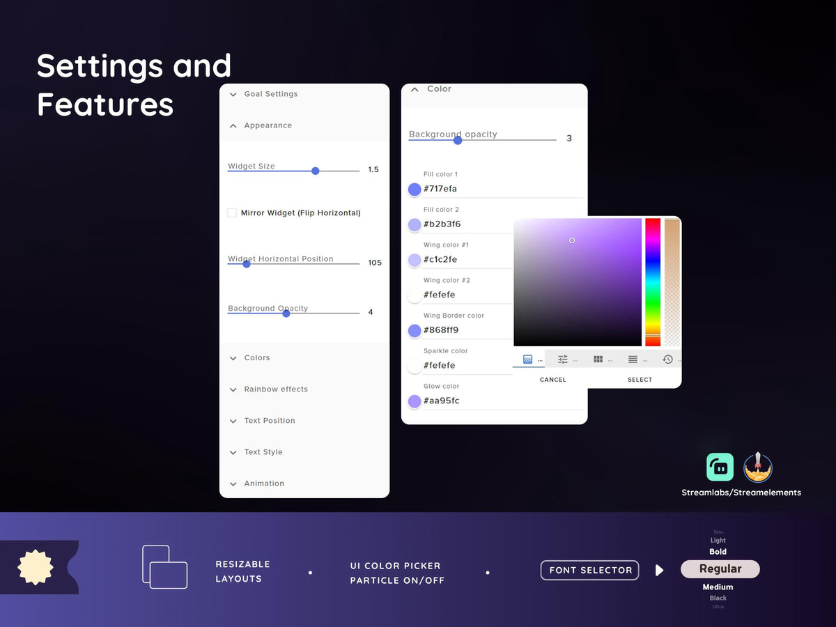 Animated Heart Goal Widget – Customizable for Streamlabs, Streamelements