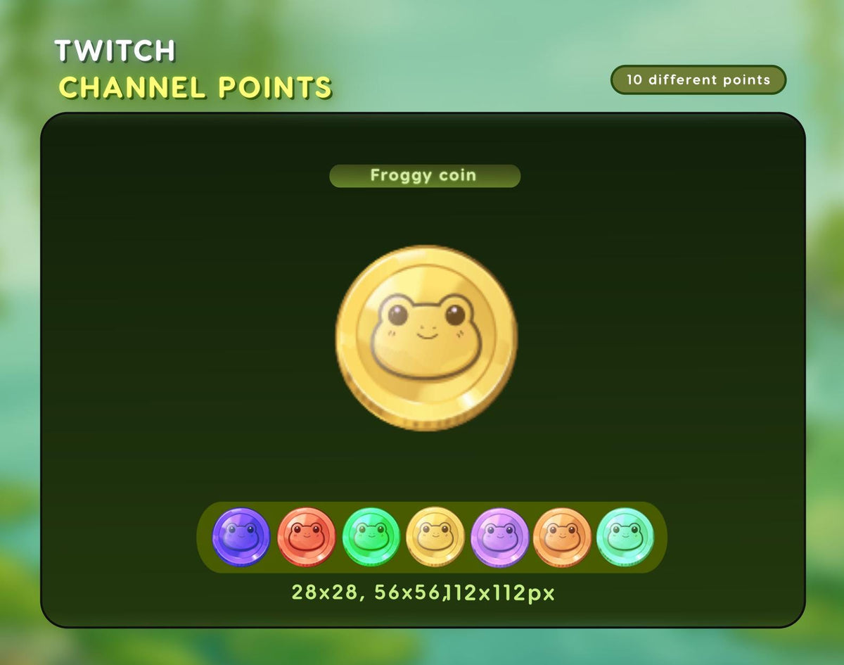 Frog Twitch Overlay || Kawaii Pond Stream Package for OBS & StreamElements .