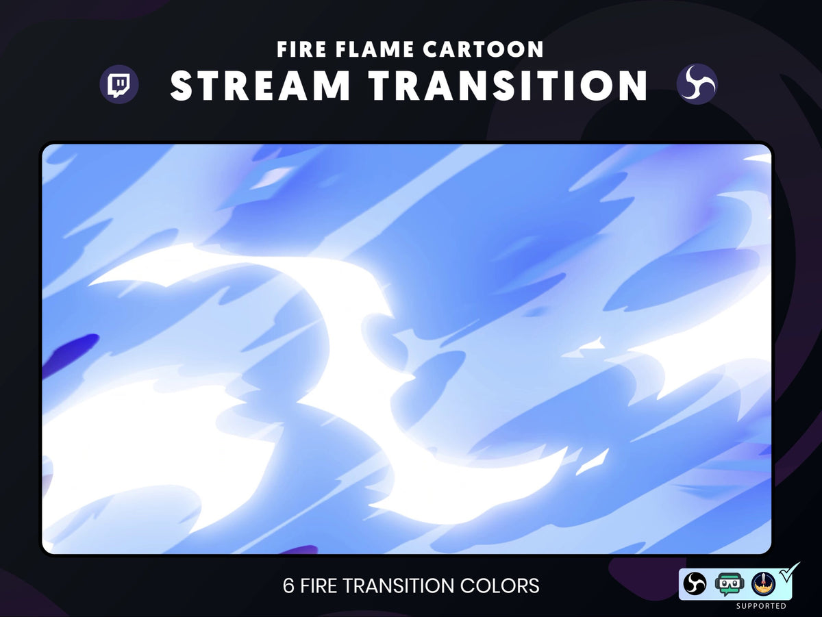 Cartoon Transition | Colorful Stream Transition